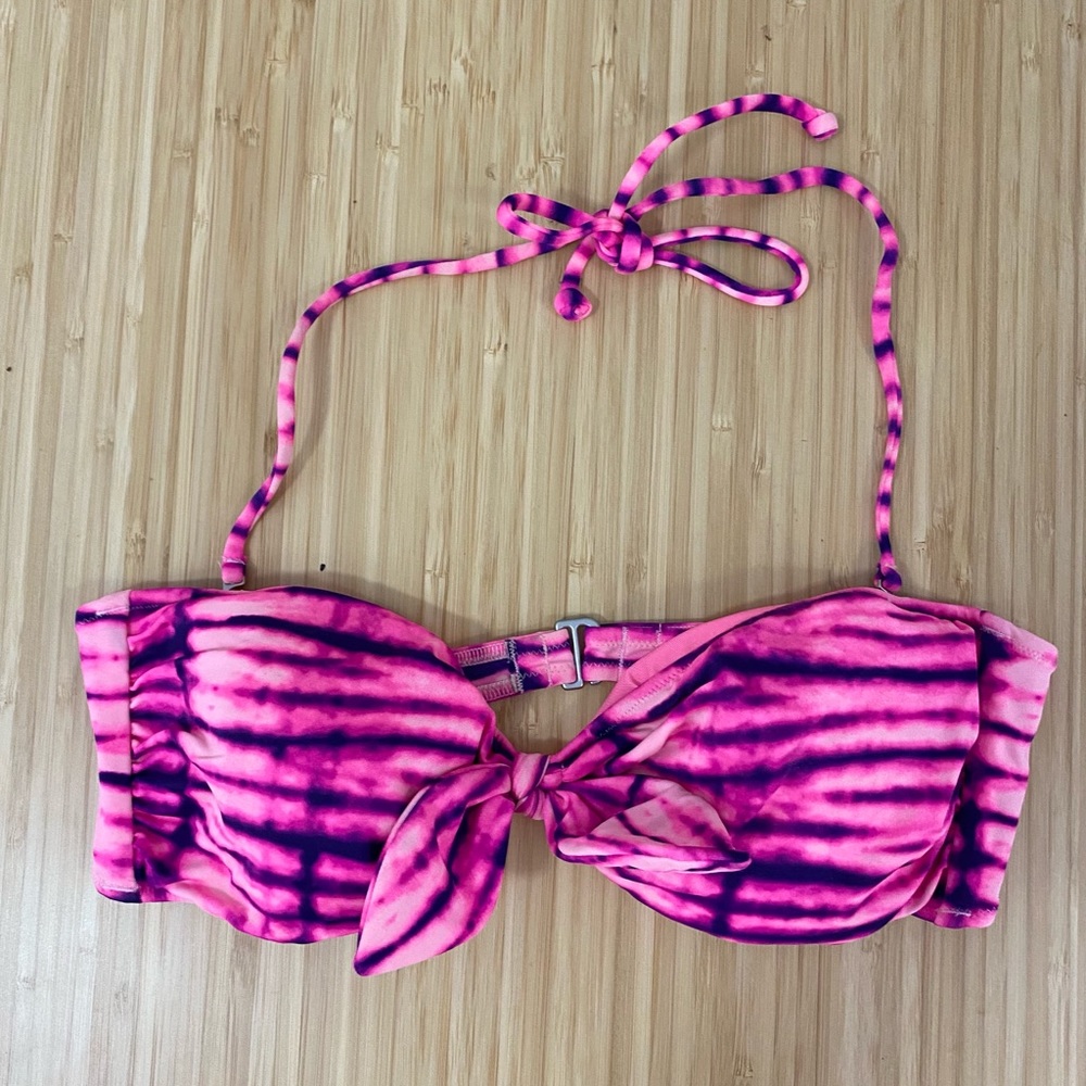 Victoria’s Secret Tie Dye Bandeau Bikini Top